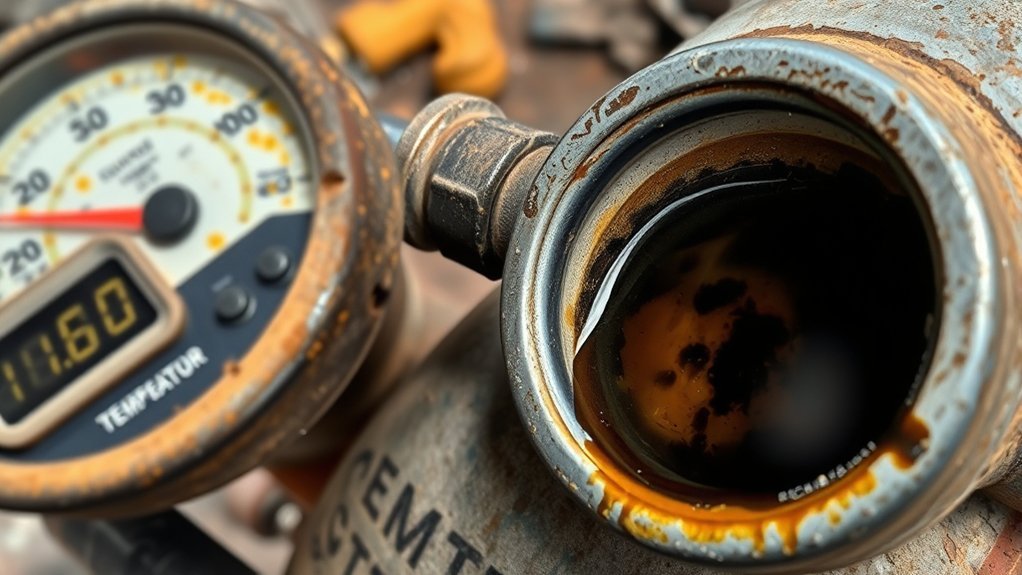 check oil for contamination