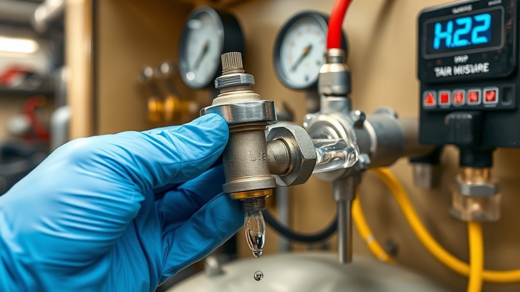 drain check monitor moisture