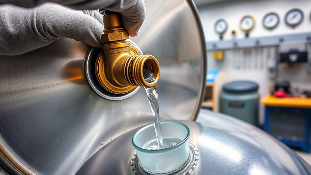 drain moisture regularly