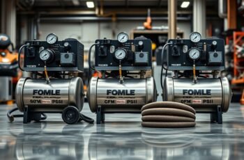 3 Top-Rated 10 CFM at 90 PSI Air Compressors for Heavy-Duty Tasks
