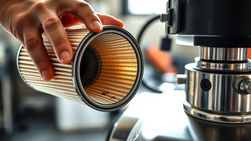inspect clean replace filter