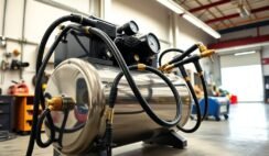 Single-Stage Air Compressor Installation