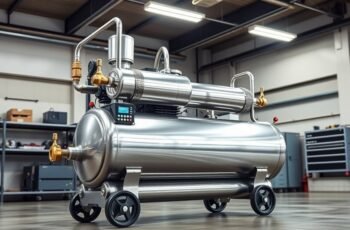 Two-Stage Air Compressor Installation