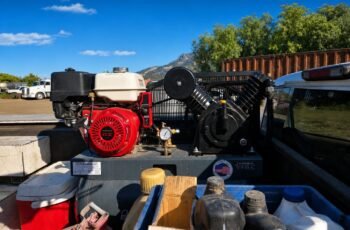 JC AIR 30 Gallon Truck Mount Air Compressor Review — Power & Portability