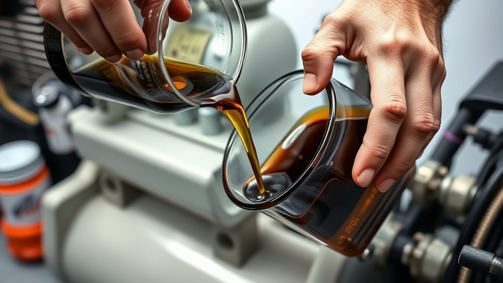 maintain oil and filter cleanliness