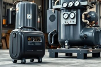 Portable Air Compressor Vs Stationary Compressor