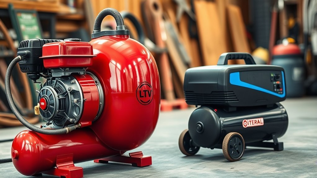 portable self sufficient air compressors