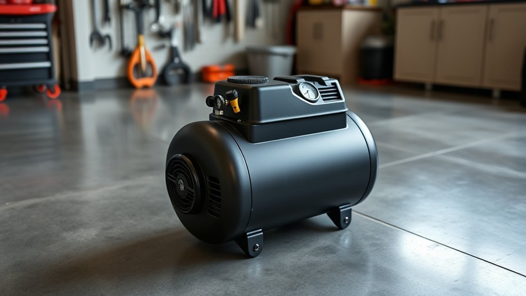 quiet efficient garage compressor