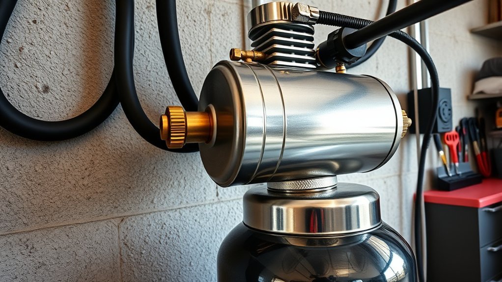 safe organized compressor setup
