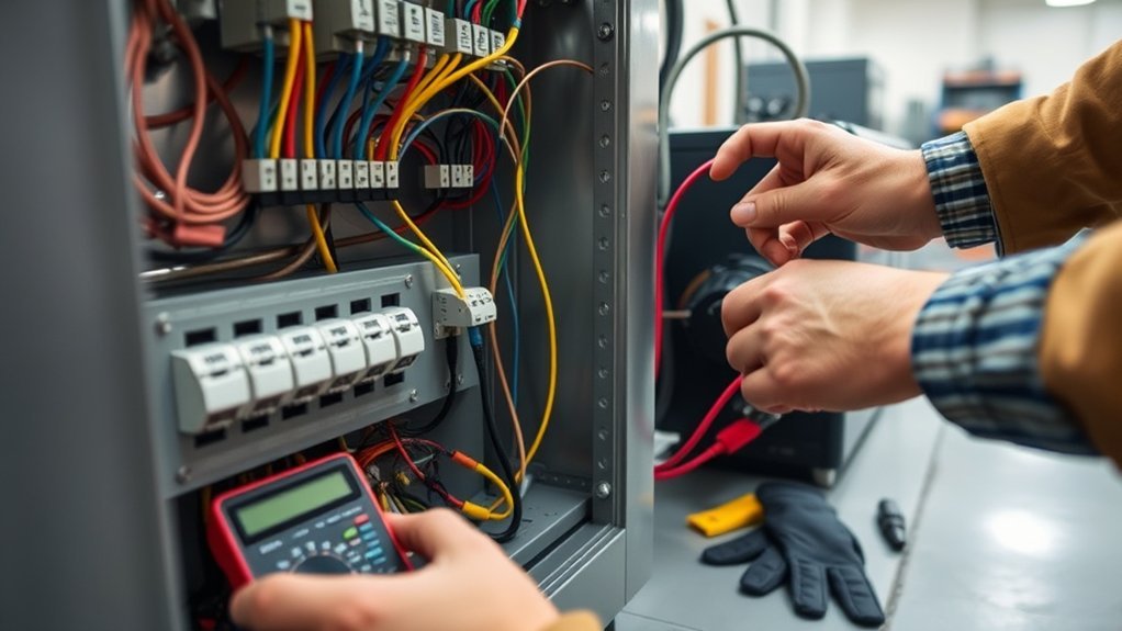 secure wiring and grounding