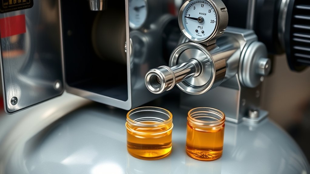 select appropriate compressor oil