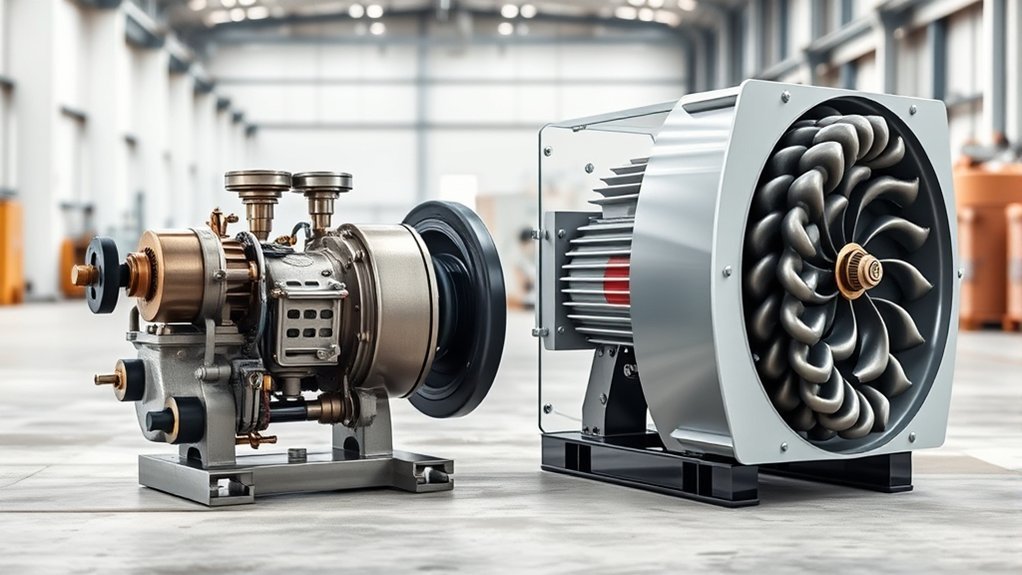 small vs large compressors