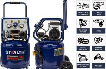 Stealth 12 Gallon Ultra Quiet Air Compressor Review — Quiet Power for Your Garage