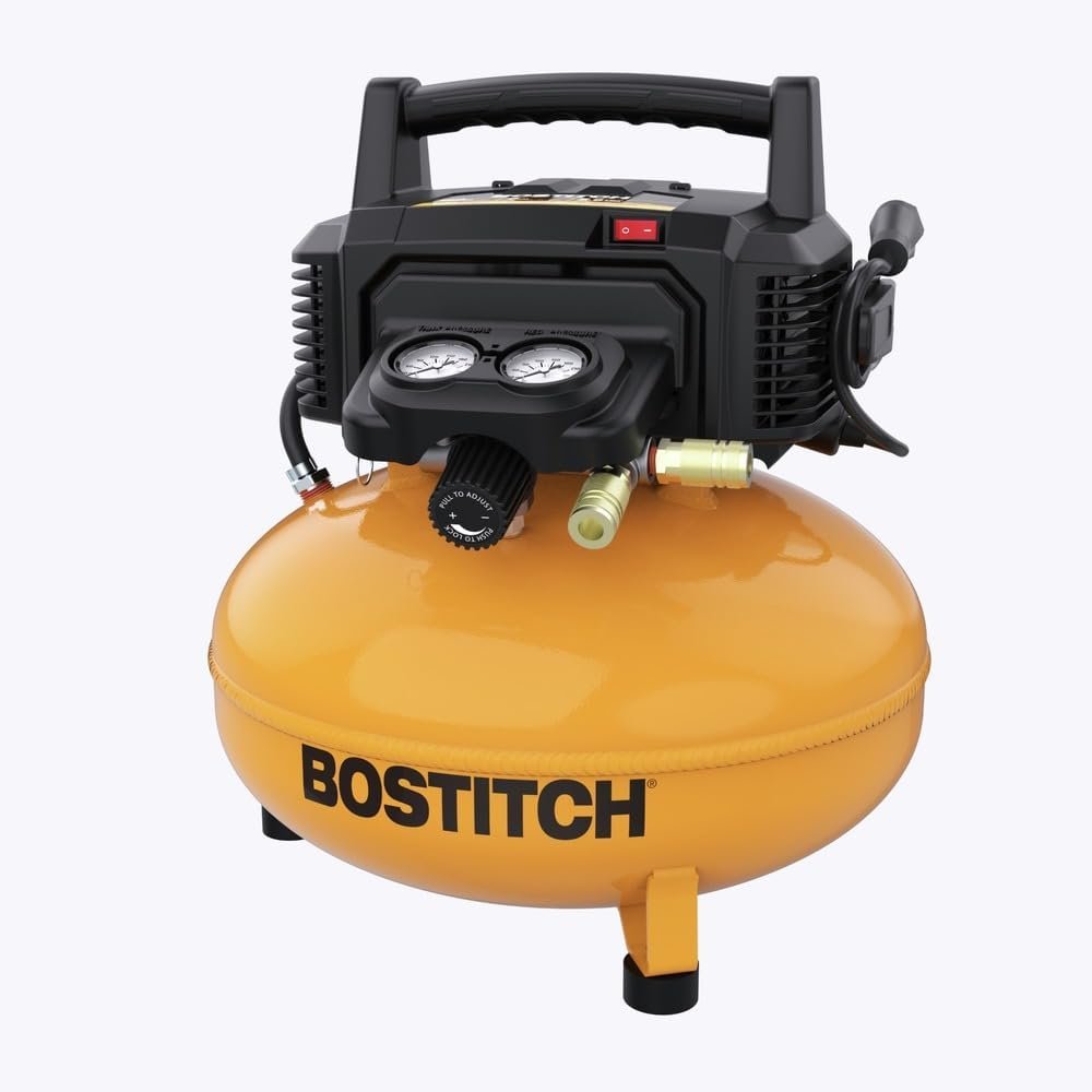 Bostitch Gallon Pancake Air Compressor, PSI, 2.6 SCFM @ PSI